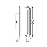 LEDVANCE SMART+ WiFi Orbis Stena do vane 30 cm biela