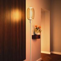 LEDVANCE stojacia lampa Decor Stick E27, výška 146 cm, béžová