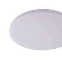 Lindby Doki LED vonkajšie stropné svietidlo, 34 cm, biele, plast