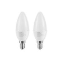 Lindby LED žiarovka E14 C35 4,5W 3000K opálová 2ks