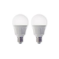 Lindby LED žiarovka, sada 2 ks, E27, 8,5 W, matná, 3 000 K