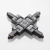 Lindby X-connector Linaro, čierny, 1-fázový systém