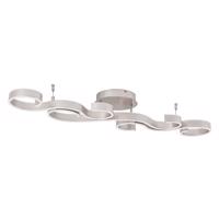 Lucande Admira stropné LED svetlo 101 cm, nikel