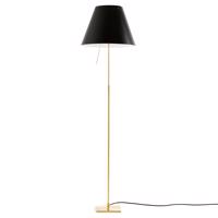 Luceplan Costanza stojaca lampa D13t mosadz/čierna