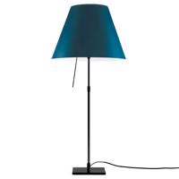 Luceplan Costanza stolná lampa D13 čierna/modrá