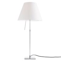 Luceplan Costanza stolová lampa D13i hliník/biela