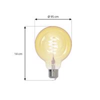 LUUMR Smart LED E27 G95 4,9W ZigBee Tuya Hue sada 2 ks