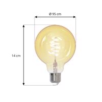 LUUMR Smart LED E27 G95 4,9W ZigBee Tuya Hue sada 3