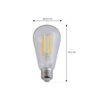 LUUMR Smart LED E27 ST64 7W číra ZigBee Tuya Hue