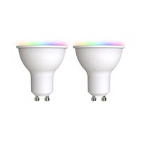 LUUMR Smart LED GU10 plast 4,7W RGBW CCT Tuya opál sada 2