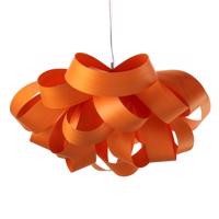 LZF Agatha Small závesná lampa, 78x76cm, oranžová