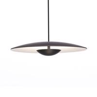 MARSET Ginger LED závesné svietidlo triac Ø32cm wenge/biela