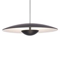 MARSET Ginger LED závesné svietidlo triac Ø42cm wenge/biela