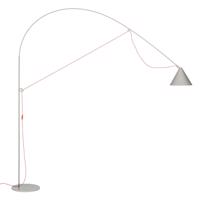 midgard AYNO XL stojacia lampa sivá/oranžová 3000K