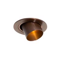 Moderné zabudované bodové svetlo tmavá bronz GU10 35 mm okrúhle sklopné - Installa