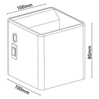 Nástenné LED svetlo Cube batéria, magnetické biela