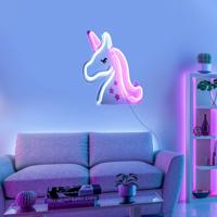 Nástenné LED svetlo Neon Unicorn, USB