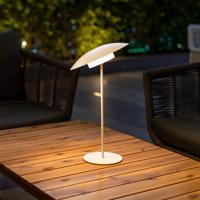 Newgarden Sardinia LED dobíjacia lampa IP44 biela 40 cm