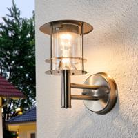 Oceľová solárna nástenná lampa Sumaya LED