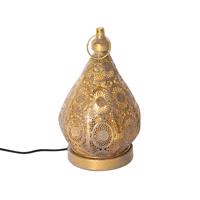 Orientálna stolná lampa zlatá 19 cm - Mowgli