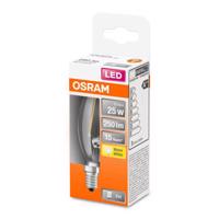 OSRAM Classic B LED žiarovka E14 2,5W 2.700K číra