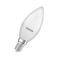 OSRAM LED Classic Star, sviečka, matná, E14, 4,9 W, 2 700 K