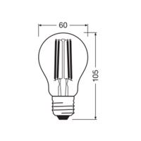 OSRAM LED Classic, žiarovka, E27, 3,8 W, 806 lm, 4 000 K