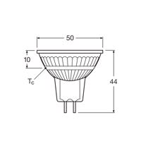 OSRAM LED reflektor, GU5.3, 2,6 W, 12 V, 2 700 K, 120°