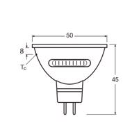 OSRAM LED reflektor GU5.3, CCT, 12 V AC/DC, 5,6 W, 36°