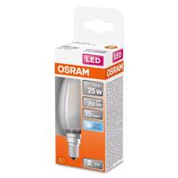 OSRAM LED sviečka E14 Classic B 2,5 W 4000K matná