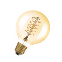 OSRAM LED Vintage 1906, G80, E27, 4,8 W, zlatá, 2 200 K, tl.