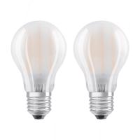 OSRAM LED žiarovka E27 6,5W teplá biela 2 kusy