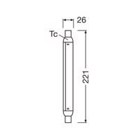 OSRAM LED žiarovka S15, S19, 22,1 cm, 4 W, 2 700 K