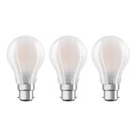 OSRAM ziarovka B22d Classic 827 6,5W sada3 matná