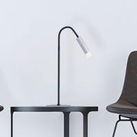 Paul Neuhaus Pure-Gemin stolová LED lampa striebro