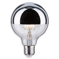 Paulmann LED zrkadlová E27 G95 4,8W 827 striebro