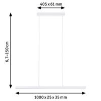 Paulmann Lento LED svietidlo ZigBee CCT dim biela