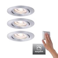 Paulmann Nova mini Plus LED easydim 3 kusy hliník