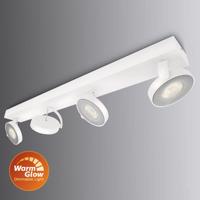 Philips Clockwork LED svetlo biele 4-pl. WarmGlow