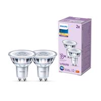 Philips LED GU10 3,5W 255lm 827 číra 36° 2 ks