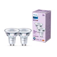 Philips LED GU10 3,5W 275lm 840 číra 36° 2 ks