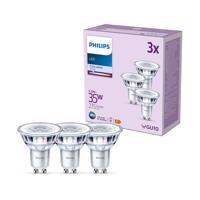 Philips LED GU10 3,5W 275lm 840 číra 36° 3 ks