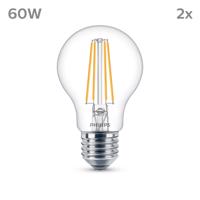 Philips LED žiarovka E27 7W 850lm 4 000K číra 2ks