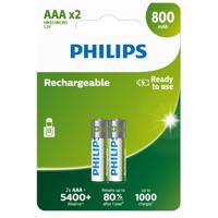 Philips Nabíjacia batéria AAA 1,2 V, 2 ks