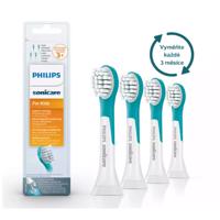 Philips Sonicare kompaktná náhradná hlavica pre deti od 3 rokov HX6034/33, 4 ks