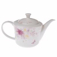 Porcelánová kanvička na čaj Flower, 1,27 l