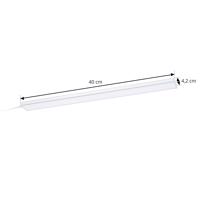 Prios Ashtonis LED svietidlá, hranaté, 40 cm