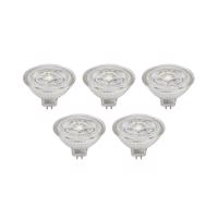 Prios LED reflektor GU5.3 4,3W 345lm 36° číry 827 sada 5 ks