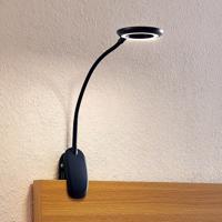 Prios LED svietidlo Harumi, čierne, nabíjateľná batéria, USB, 51 cm