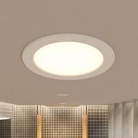 Prios LED vstavané svietidlo Rida, 22,5 cm, 25 W, 3 jednotky, CCT,